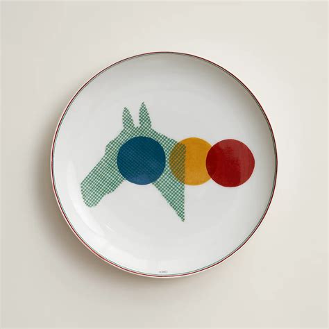 hermes baby plates|hermes equestrian plates.